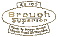 Brough Superior SS100 heritage badge